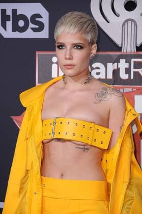 March 5, 2017 - Inglewood, CA, United States - 05 March 2017 - Inglewood, California - Halsey. 2017 iHeartRadio Music Awards held at The Forum in Inglewood. Photo Credit: AdMedia Inglewood United States - ZUMAa123 20170305_zaa_a123_066 Copyright: xBirdiexThompsonx