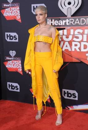 March 5, 2017 - Inglewood, CA, United States - 05 March 2017 - Inglewood, California - Halsey. 2017 iHeartRadio Music Awards held at The Forum in Inglewood. Photo Credit: AdMedia Inglewood United States - ZUMAa123 20170305_zaa_a123_068 Copyright: xBirdiexThompsonx