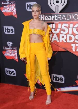 March 5, 2017 - Inglewood, CA, United States - 05 March 2017 - Inglewood, California - Halsey. 2017 iHeartRadio Music Awards held at The Forum in Inglewood. Photo Credit: AdMedia Inglewood United States - ZUMAa123 20170305_zaa_a123_077 Copyright: xBirdiexThompsonx