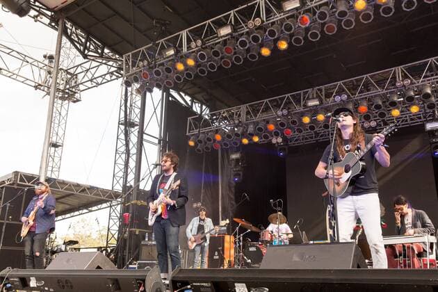 March 5, 2017 - Okeechobee, Florida, U.S - THOMAS JOHNSON, CARTER KING, BRANNEN MILES, DANIEL WOMACK and DENNIS LOVE of Futurebirds at the Okeechobee Music Festival in Okeechobee, Florida Okeechobee U.S. - ZUMAs135 20170305_zap_s135_004 Copyright: xDanielxDeSloverx