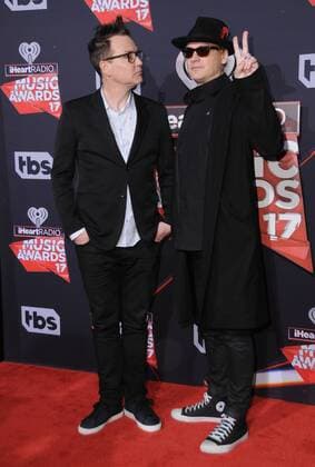 March 5, 2017 - Inglewood, CA, United States - 05 March 2017 - Inglewood, California - Blink 182. 2017 iHeartRadio Music Awards held at The Forum in Inglewood. Photo Credit: AdMedia Inglewood United States - ZUMAa123 20170305_zaa_a123_228 Copyright: xBirdiexThompsonx