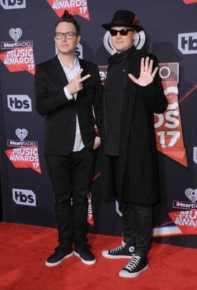 March 5, 2017 - Inglewood, CA, United States - 05 March 2017 - Inglewood, California - Blink 182. 2017 iHeartRadio Music Awards held at The Forum in Inglewood. Photo Credit: AdMedia Inglewood United States - ZUMAa123 20170305_zaa_a123_234 Copyright: xBirdiexThompsonx