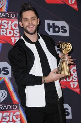 March 5, 2017 - Inglewood, CA, United States - 05 March 2017 - Inglewood, California - Thomas Rhett. 2017 iHeartRadio Music Awards - Press Room held at The Forum in Inglewood. Photo Credit: AdMedia Inglewood United States - ZUMAa123 20170305_zaa_a123_459 Copyright: xBirdiexThompsonx