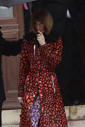 Anna Wintour CELEBRITES : Arrivees du Defile Stella McCartney - Paris - 06 03 2017 JBAutissier Panoramic 