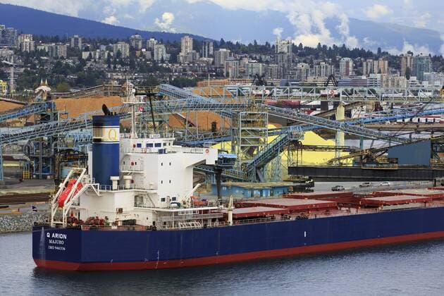 Commercial docks in North Vancouver, British Columbia, Canada, North America Copyright: RichardxCummins 776-4844