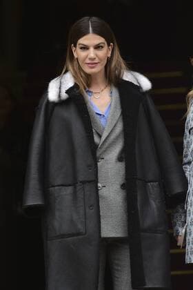 Bianca Brandolini d Adda CELEBRITES : Arrivees du Defile Giambattista Valli - Paris - 06 03 2017 JBAutissier Panoramic 
