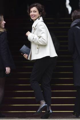Audrey Azoulay - Ministre de la culture et de la communication CELEBRITES : Arrivees du Defile Giambattista Valli - Paris - 06 03 2017 JBAutissier Panoramic 