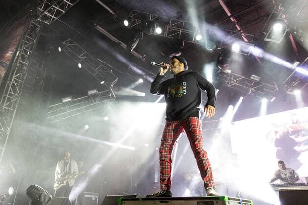 March 5, 2017 - Okeechobee, Florida, U.S - BRANDON PAAK ANDERSON of Anderson .Paak & The Free Nationals at the Okeechobee Music Festival in Okeechobee, Florida Okeechobee U.S. - ZUMAs135 20170305_zap_s135_045 Copyright: xDanielxDeSloverx
