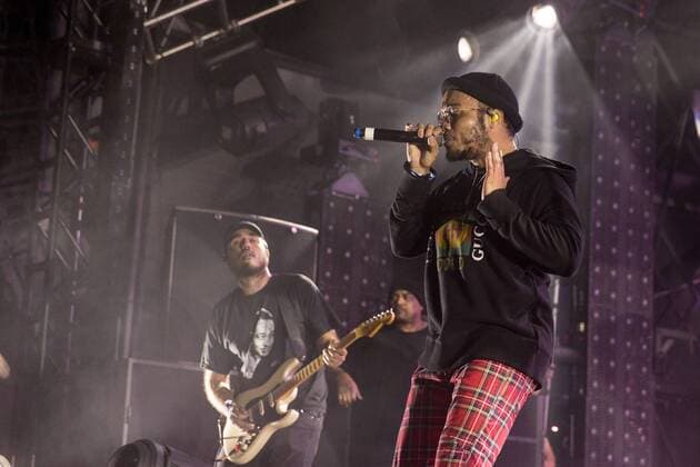 March 5, 2017 - Okeechobee, Florida, U.S - BRANDON PAAK ANDERSON of Anderson .Paak & The Free Nationals at the Okeechobee Music Festival in Okeechobee, Florida Okeechobee U.S. - ZUMAs135 20170305_zap_s135_055 Copyright: xDanielxDeSloverx