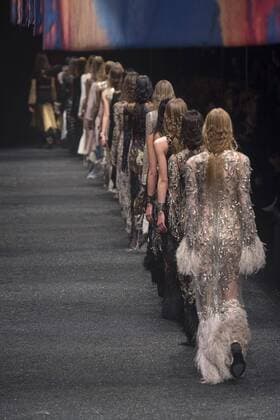 216116 Marineau Starface 2017-03-06 Paris France Paris Fashion Week. Defile PAP automne-hiver. Alexander Mc Queen Alexander McQueen , autumn-winter 2017 Paris, France Editorial use only _sans_perso  Copyright: xMarineaux STAR_216116_048