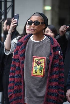 216129 Serge Arnal Starface 2017-03-07 Paris France Paris Fashion Week. Defile Chanel PAP automne-hiver. People. Paris fashion week. Chanel, autumn, winter 2017. People Williams, Pharrell  Copyright: xSergexArnalx xStarfacex STAR_216129_036