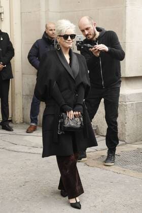 Lily Allen CELEBRITIES : Ankunft zur Chanel Modenschau - Pret a Porter Automne Hiver - 07 03 2017 GwendolineLeGoff Panoramic 