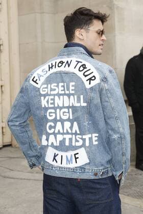 Baptiste Giabiconi CELEBRITIES : Ankunft zur Chanel Modenschau - Pret a Porter Automne Hiver - 07 03 2017 GwendolineLeGoff Panoramic 