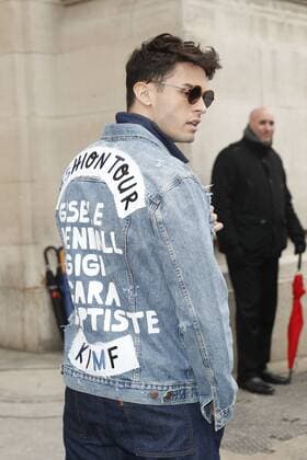Baptiste Giabiconi CELEBRITIES : Ankunft zur Chanel Modenschau - Pret a Porter Automne Hiver - 07 03 2017 GwendolineLeGoff Panoramic 