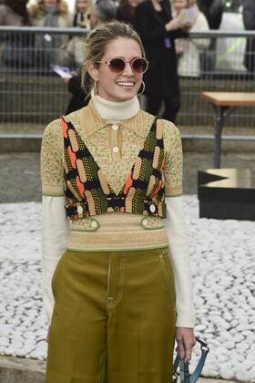 Paris Fashion Week - Gäste der Miu Miu Show Helena Bordon CELEBRITIES : Ankunft zur Modenschau von Miu Miu - Paris - 07 03 2017 JBAutissier Panoramic 