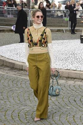 Paris Fashion Week - Gäste der Miu Miu Show Helena Bordon CELEBRITIES : Ankunft zur Modenschau von Miu Miu - Paris - 07 03 2017 JBAutissier Panoramic 