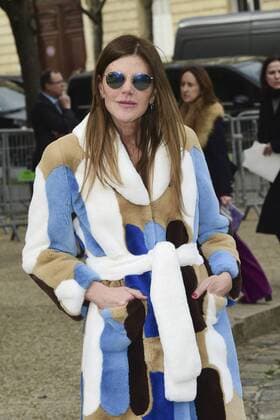 Paris Fashion Week - Gäste der Miu Miu Show Anna Dello Russo CELEBRITIES : Ankunft zur Modenschau von Miu Miu - Paris - 07 03 2017 JBAutissier Panoramic 