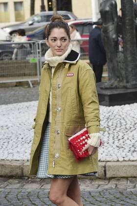 Paris Fashion Week - Gäste der Miu Miu Show Sofia Sanchez de Betak CELEBRITIES : Ankunft zur Modenschau von Miu Miu - Paris - 07 03 2017 JBAutissier Panoramic 