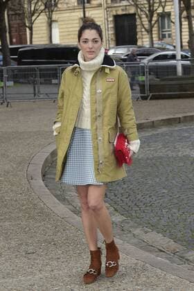 Paris Fashion Week - Gäste der Miu Miu Show Sofia Sanchez de Betak CELEBRITIES : Ankunft zur Modenschau von Miu Miu - Paris - 07 03 2017 JBAutissier Panoramic 