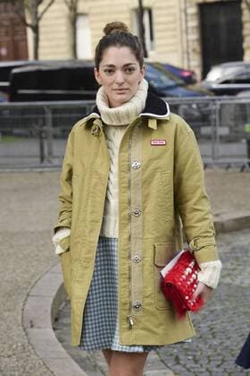 Paris Fashion Week - Gäste der Miu Miu Show Sofia Sanchez de Betak CELEBRITIES : Ankunft zur Modenschau von Miu Miu - Paris - 07 03 2017 JBAutissier Panoramic 