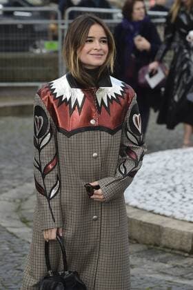 Paris Fashion Week - Gäste der Miu Miu Show Miroslava Duma CELEBRITIES : Ankunft zur Modenschau von Miu Miu - Paris - 07 03 2017 JBAutissier Panoramic 