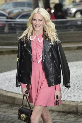 Paris Fashion Week - Gäste der Miu Miu Show Poppy Delevingne CELEBRITIES : Ankunft zur Modenschau von Miu Miu - Paris - 07 03 2017 JBAutissier Panoramic 