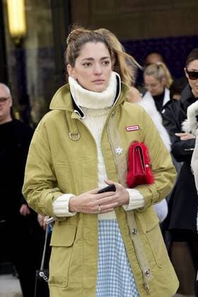 Paris Fashion Week - Gäste der Miu Miu Show Sofia Sanchez de Betak CELEBRITIES : Ankunft zur Modenschau von Miu Miu - Paris - 07 03 2017 JBAutissier Panoramic 