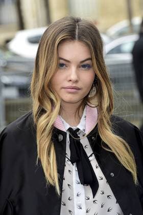 Paris Fashion Week - Gäste der Miu Miu Show Thylane Blondeau CELEBRITIES : Ankunft zur Modenschau von Miu Miu - Paris - 07 03 2017 JBAutissier Panoramic 