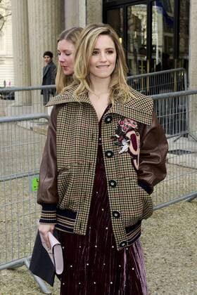Paris Fashion Week - Gäste der Miu Miu Show Dianna Agron CELEBRITIES : Ankunft zur Modenschau von Miu Miu - Paris - 07 03 2017 JBAutissier Panoramic 