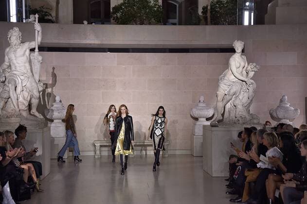 . 07 03 2017. Paris, France. Louis Vuitton show at Paris Fashion Week for Autumn Winter 2017.  xi-Imagesx IIM-14598-0083