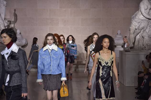 . 07 03 2017. Paris, France. Louis Vuitton show at Paris Fashion Week for Autumn Winter 2017.  xi-Imagesx IIM-14598-0091