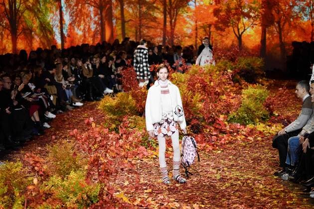 PARIS, March 7, 2017 -- Models walk on the stage during Moncler Gamme Rouge fashion show in Paris, France, on March 7, 2017. ) (hy) FRANCE-PARIS-MONCLER PieroxBiasion 