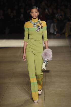 216148 Marineau Starface 2017-03-07 Paris France Paris Fashion Week. Defile PAP automne-hiver. Miu Miu. Miu Miu, autumn-winter 2017 Miu Miu, autumn-winter 2017 Paris, France Editorial use only _sans_perso  Copyright: xMarineaux STAR_216148_019