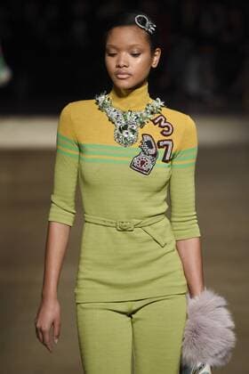 216148 Marineau Starface 2017-03-07 Paris France Paris Fashion Week. Defile PAP automne-hiver. Miu Miu. Miu Miu, autumn-winter 2017 Miu Miu, autumn-winter 2017 Paris, France Editorial use only _sans_perso  Copyright: xMarineaux STAR_216148_020