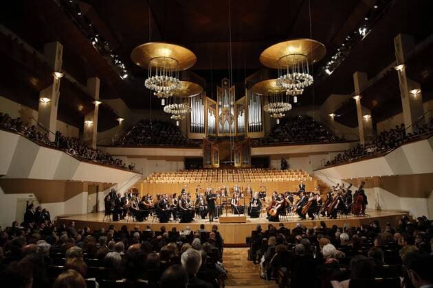 Terrorism Victims Foudation chairwoman Mari Mar Blanco (C) gives a speech before the concert as a tribute to the Terrorism Victims held at National Auditorium of Madrid, Spain on 08 March 2017. CONCERT AS A TRIBUTE TO THE TERRORISM VICTIMS !ACHTUNG: NUR REDAKTIONELLE NUTZUNG!  Copyright: xJuanJoxMartínx LOS01 20170308-636246017960922562
