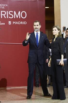 March 8, 2017 - Madrid, Madrid, Spain - King Felipe VI of Spain, Queen Letizia of Spain attend a Tribute Concert for Terrorism Victims at the National Auditorium on March 8, 2017 in Madrid, Spain Madrid Spain  - ZUMAg15_ 20170308_zaf_g15_047 Copyright: xJackxAbuinx