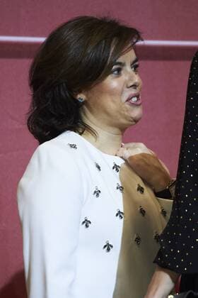 March 8, 2017 - Madrid, Madrid, Spain - Soraya Saenz de Santa Maria attend a Tribute Concert for Terrorism Victims at the National Auditorium on March 8, 2017 in Madrid, Spain Madrid Spain  - ZUMAg15_ 20170308_zaf_g15_060 Copyright: xJackxAbuinx