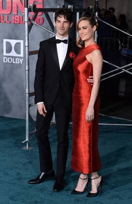 Cast member Brie Larson and her longterm boyfriend, musician Alex Greenwald attend the premiere of the motion picture sci-fi fantasy Kong: Skull Island at the Dolby Theatre in the Hollywood section of Los Angeles on March 8, 2017. Storyline: A team of explorers and soldiers travel to an uncharted island in the Pacific, unaware that they are crossing into the domain of monsters, including the mythic Kong.  LAP2017030854 JIMxRUYMEN
