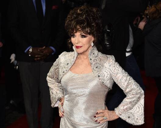 The Time Of Their Lives - London Premiere London, UK. Dame Joan Collins at The Time Of Their Lives Premiere held at Curzon Mayfair, Mayfair, London on Wednesday 8 March 2017 LMK392-63082-090317 