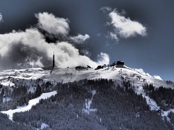 Der Kronplatz - Bruneck, Südtirol Italien, 06.03.2017