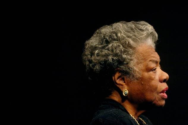 IMAGO ICONS: Maya Angelou April 18, 2008 - Dr. Maya Angelou speaks with Democratic presidential hopeful Sen. Hillary Rodham Clinton in Wait Chapel at Wake Forest University in Winston-Salem, North Carolina, on Friday, April 18, 2008. (Yalonda M. James MCT) - ZUMAm67_ 20080418_baf_m67_068 Copyright: xCharlottexObserverx