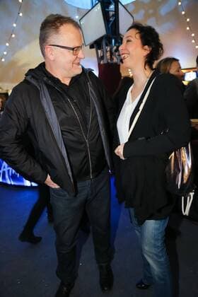 09.03.2017, Neu Marx, Cirque du Soleil - AMALUNA, Galapremiere in Wien im Bild: Stefan Ruzowitzky, Ursula Strauss