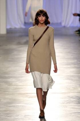 March 10, 2017 - Lisbon, Portugal - A model presents a creation from the Portuguese fashion designer Ricardo Preto Fall Winter 2017 2018 collection during the Lisbon Fashion Week on March 10, 2017 in Portugal. - ZUMAf123 20170310_zap_f123_011 Copyright: xPedroxFiuzax