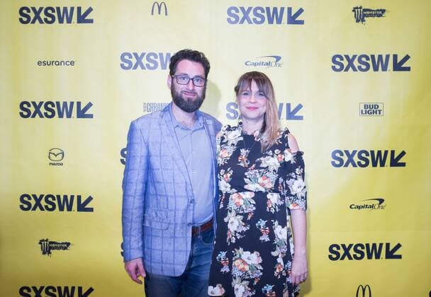 March 12, 2017 - Producer DAVID HARTSTEIN and director KAREN SKLOSS attend world premiere of the Honor Farm film at the Stateside Theater during SXSW Austin, Texas - ZUMAc112 20170312_zaf_c112_011 Copyright: xSandyxCarsonx