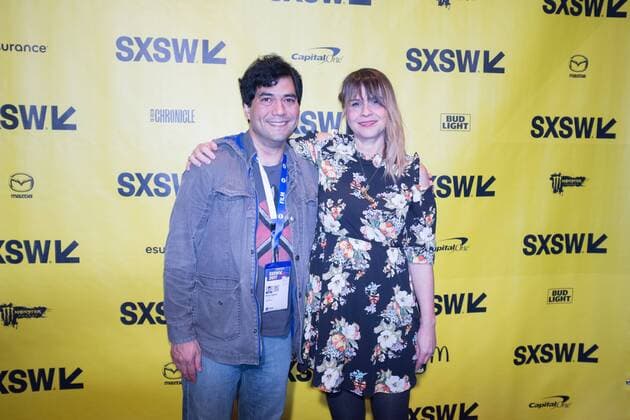 March 12, 2017 - Editor MIKE SAENZ and Director KAREN SKLOSS attend world premiere of the Honor Farm at the Stateside Theater during SXSW Austin, Texas - ZUMAc112 20170312_zaf_c112_015 Copyright: xSandyxCarsonx
