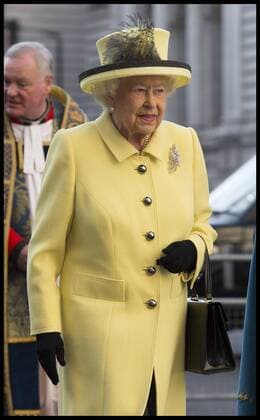 . 13 03 2017. London, United Kingdom. Her Majesty Elizabeth II The Queen, Head of the Commonwealth, arrives at the Commonwealth Service at Westminster Abbey on Commonwealth Day, in London, UK.  xBenxStevensx xi-Imagesx IIM-14641-0008