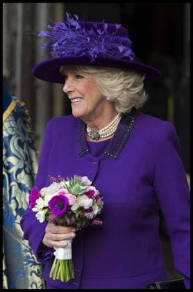 . 13 03 2017. London, United Kingdom. The Duchess of Cornwall leaves the Westminster Abbey Commonwealth Service 2017, in London, UK.  xBenxStevensx xi-Imagesx IIM-14641-0037