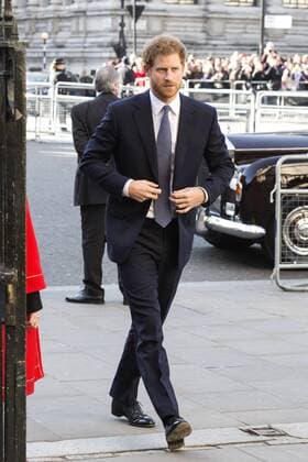 Commonwealth Day, Westminster Abbey, London, UK London, UK. 13 March 2017. HRH Prince Harry. To mark and celebrate the Sapphire Jubilee of HM The Queen, 65 years as Head of The Commonwealth, HM The Queen, members of the Royal Family attend a service at Westminster Abbey.