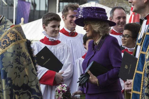 Commonwealth Day, Westminster Abbey, London, UK London, UK. 13 March 2017. Camilla, Duchess of Cornwall. To mark and celebrate the Sapphire Jubilee of HM The Queen, 65 years as Head of The Commonwealth, HM The Queen, members of the Royal Family and guests attend a service at Westminster Abbey.