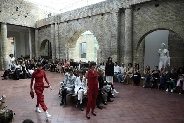 Models present the creations of Uma Raquel Davidowicz during the Sao Paulo Fashion Week in Sao Paulo, Brazil, 13 March 2017. SAO PAULO FASHION WEEK !ACHTUNG: NUR REDAKTIONELLE NUTZUNG!  Copyright: xSebastiãoxMoreirax SAO001 20170313-636250314095633217